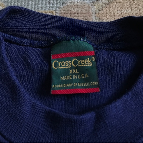 VTG Heavyweight Golf Sweatshirt Made in USA Embroidered Pullover Cross Creek XXL - Picture 5 of 10